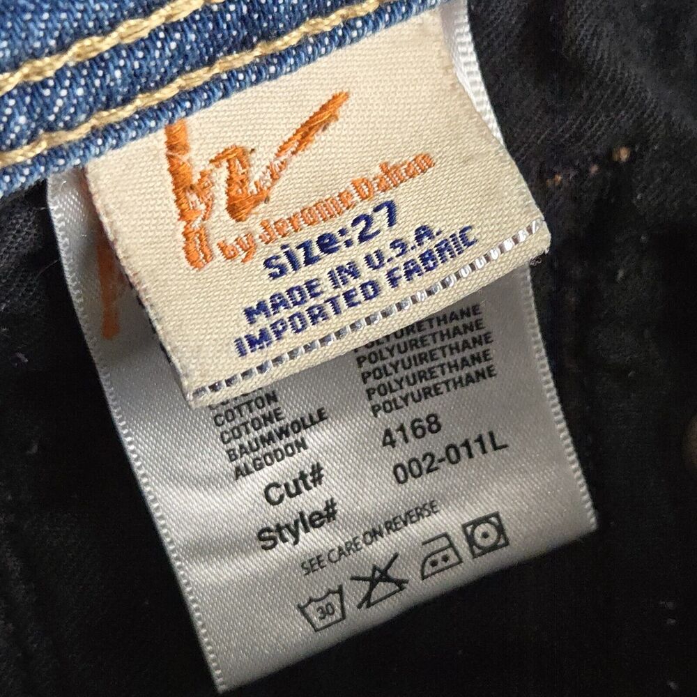 Citizens Of Humanity Jeans Womens 27 Low Rise Flare Distressed Denim Grunge Y2K - Picture 14 of 14